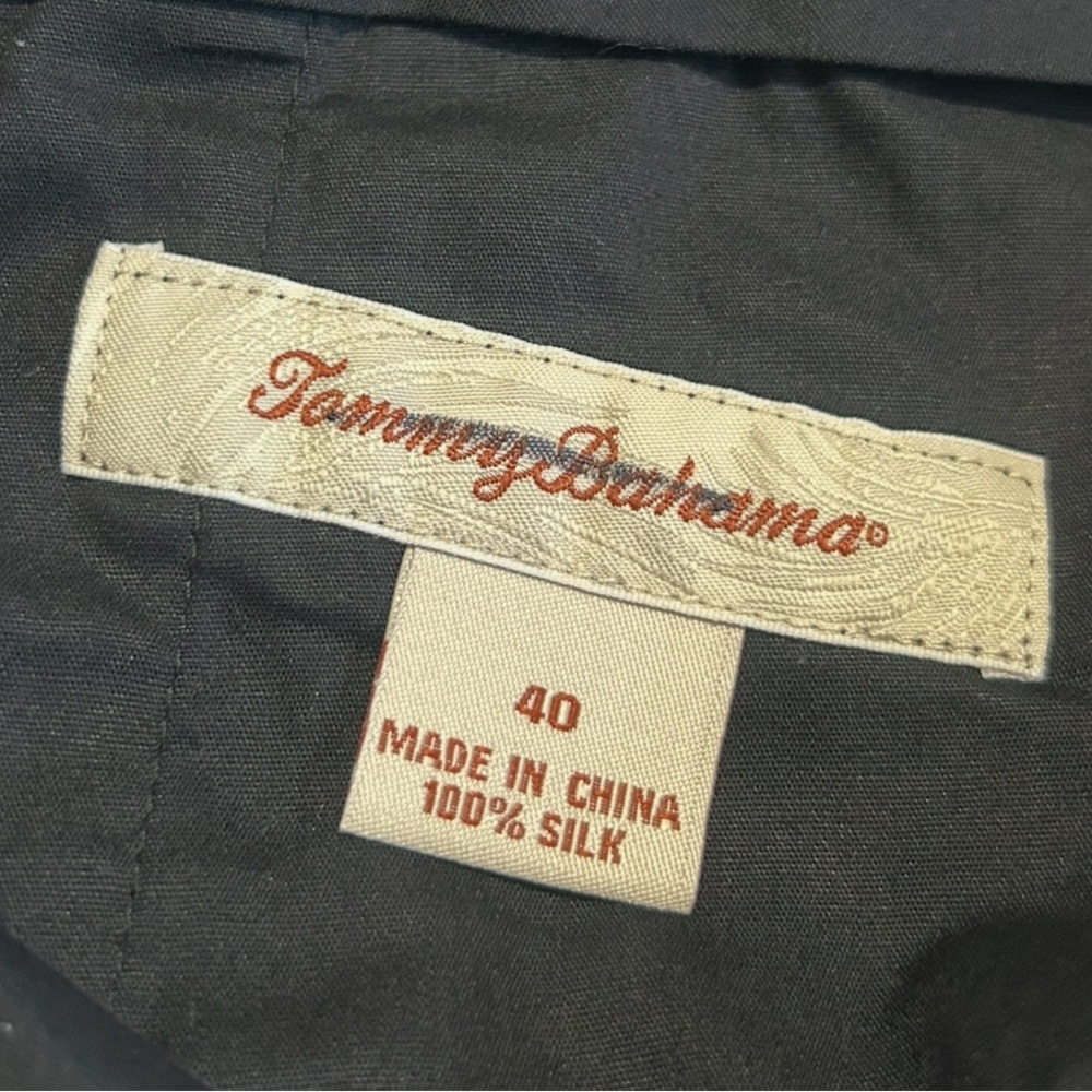 Tommy Bahama Men Point Sand Black Silk Pleated Shorts Classic Fit w/Pockets Sz10 - Picture 3 of 11